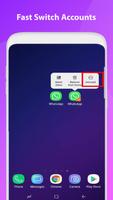 Messenger Dual App - Multi Accounts Parallel App پوسٹر