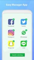 برنامه‌نما Messenger Dual App - Multi Accounts Parallel App عکس از صفحه
