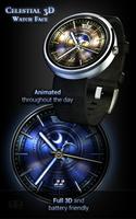 Celestial 3D Watch Face پوسٹر