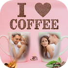 Coffee Cup Dual Photo Frame ikona