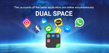 Dual Space: Multiple Accounts, Dual App