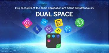 Dual Space: Multiple Accounts, Dual App