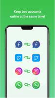 Dual App Space - Multiple Space & App Cloner captura de pantalla 1