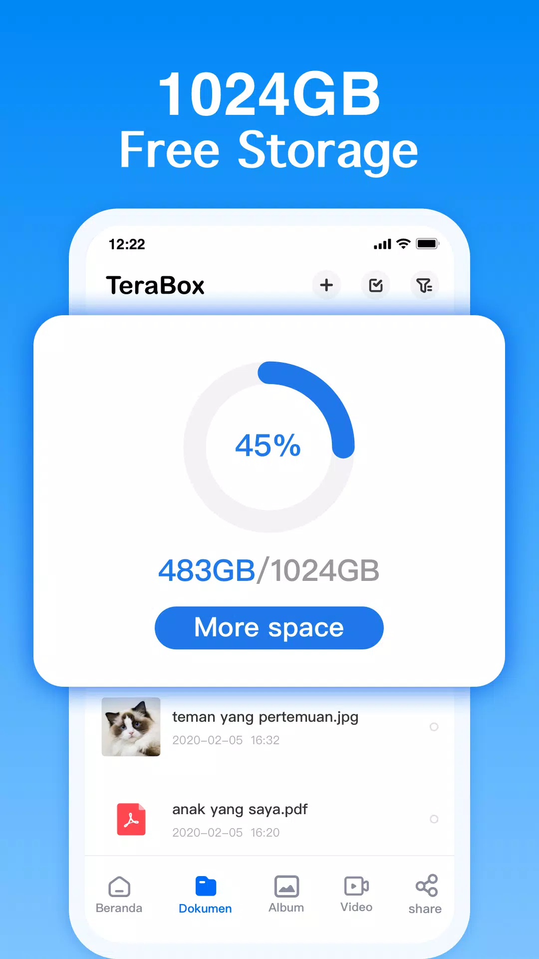 Terabox: Cloud Storage Space for Android - APK Download