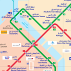 آیکون‌ Dubai Metro Map 2023