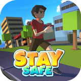 Stay safe ابق آمنا Zeichen