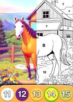 Farm Color By Number poster