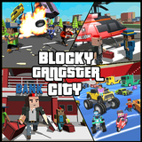 Blocky Dude Gangster Auto City ícone