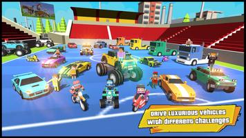 Blocky Dude Gangster Auto City скриншот 1