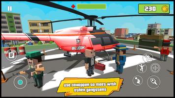 Blocky Dude Gangster Auto City ภาพหน้าจอ 2