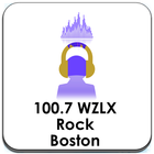 100.7 wzlx radio rock boston u icône