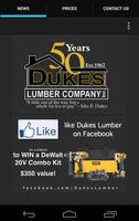 Dukes Lumber Affiche