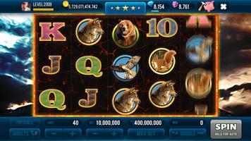 Jackpot Wild-Win Slots Machine Plakat