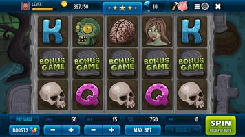 Zombie Casino Slot Machine poster