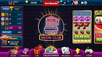 Neon Club Slots Affiche