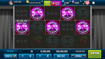 3 Pink Jackpot Diamonds Slots capture d'écran 1