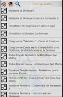 Tutoriels mathématiques capture d'écran 1