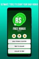 Ultimate Free Robux Counter For Roblox - RBX Calc Affiche