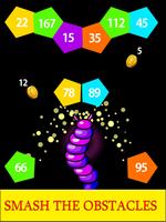 Slither and Blocks: Crash the Snake تصوير الشاشة 1