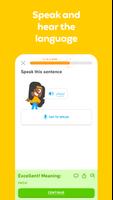 برنامه‌نما Duolingo عکس از صفحه