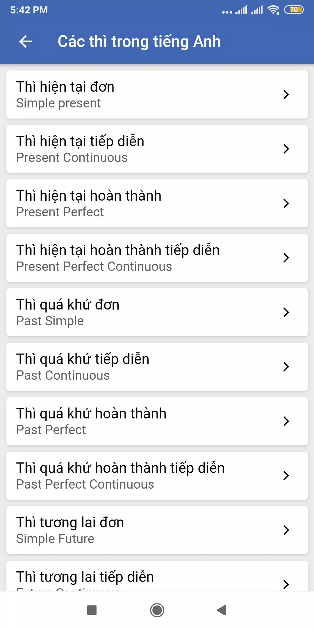Ngữ Pháp Tiếng Anh - Bài Tập C Apk For Android Download