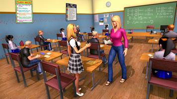 Virtual School Girl Simulator Affiche