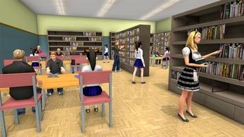 Virtual School Girl Simulator syot layar 2