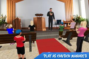 Virtual Father Church Manager Affiche