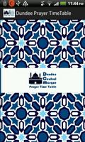 Dundee Mosque Prayer TimeTable poster