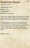 5e spells 스크린샷 1