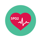 맥박 산소 측정기-심박수 및 SPO2 아이콘