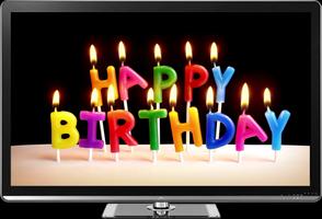 Birthday Background on TV screenshot 1