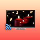 Romantic Candles Chromecast icône