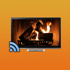 Fireplaces on TV - Chromecast icon