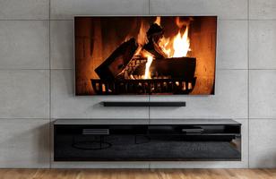 Fireplaces on TV - Chromecast Affiche