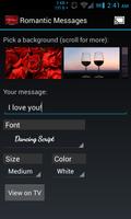 Romantic Love Notes Chromecast Affiche