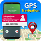 手机号码定位 GPS 图标