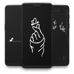 Black Wallpapers HD 4K simgesi