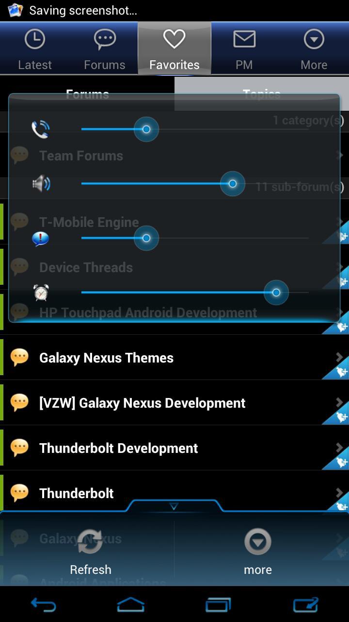 Mobile forums