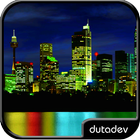 City at Night Live Wallpaper icône