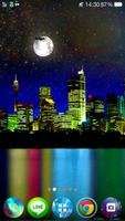 City at Night Live Wallpaper Ekran Görüntüsü 1
