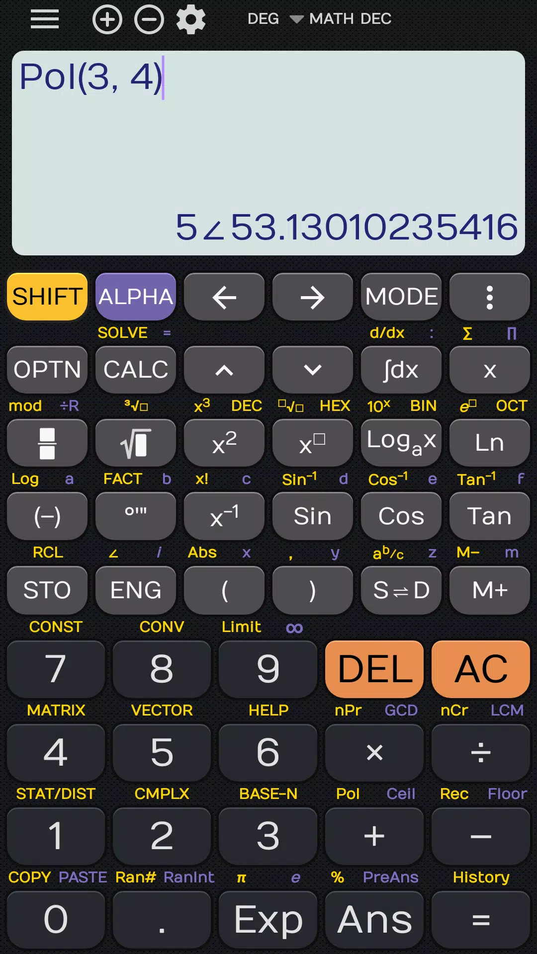 Fx Calculator 350es 84+ calculatrice sin cos tan APK pour Android  Télécharger