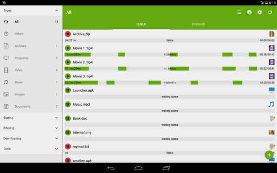 Advanced Download Manager اسکرین شاٹ 11