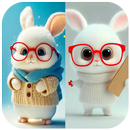 可爱的卡通兔子壁纸 APK