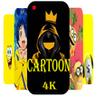 fondo pantala amarilo animados icono