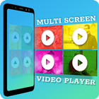 Multi Screen Video Player ไอคอน