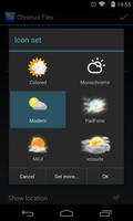 Chronus: Modern Weather Icons ảnh chụp màn hình 1