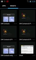 برنامه‌نما DW Contacts widget عکس از صفحه