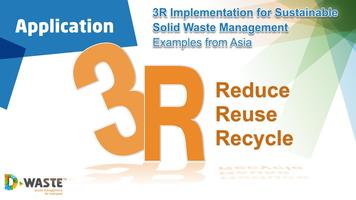 3R’s in waste management poster
