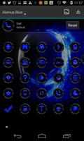 Alien Blue Next Launcher theme screenshot 3